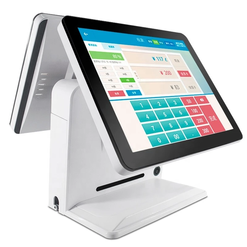 15.6 or 15inch Touch Screen POS Machine All in One payment pos Restaurant Supermarket Cashier rigister pos with VFD