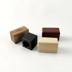 15mm custom made OEM ODM wooden lids bottle caps closures for perfume bottle