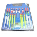 15pcs Assorted Sizes Lot Fishing Lure Floats Bobbers Slip Drift Tube Fishing Accessories Sport Fishing Float
