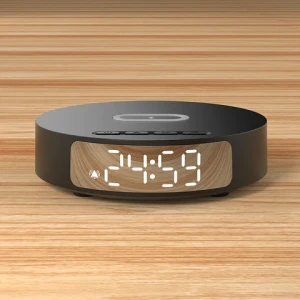 15W Wireless phone chargers Fast  phone Wireless Charging LED Digital Display digital Alarm Clock Wireless Charger