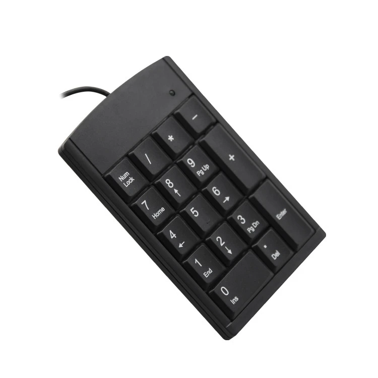 17/19 keys wired usb calculator numeric keypad keyboard for laptop computer