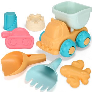 17pcs different molds soft plastic sand toys