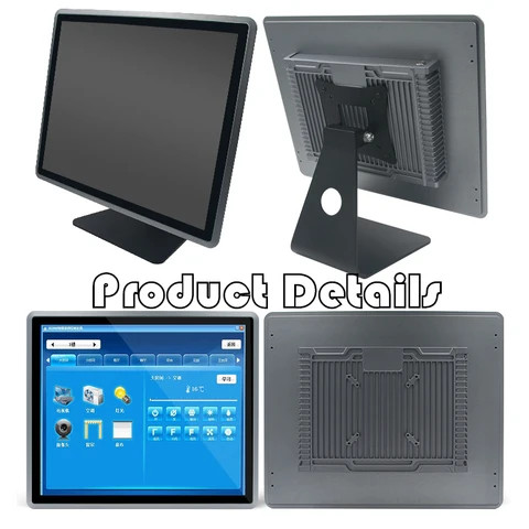 18.5 19 Inch Open Frame Android Industrial Touch Screen Panel PC with Android System Capacitive Touch Monitor