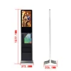 19 Inch Advertising LCD Screen Ad Player Digital Signage Display With Newspaper Magazine Bracket