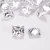 Import 1mm round brilliant Small size Cubic Zirconia Diamond Round Cut Loose Gemstone Hearts and arrows 3A CZ from China