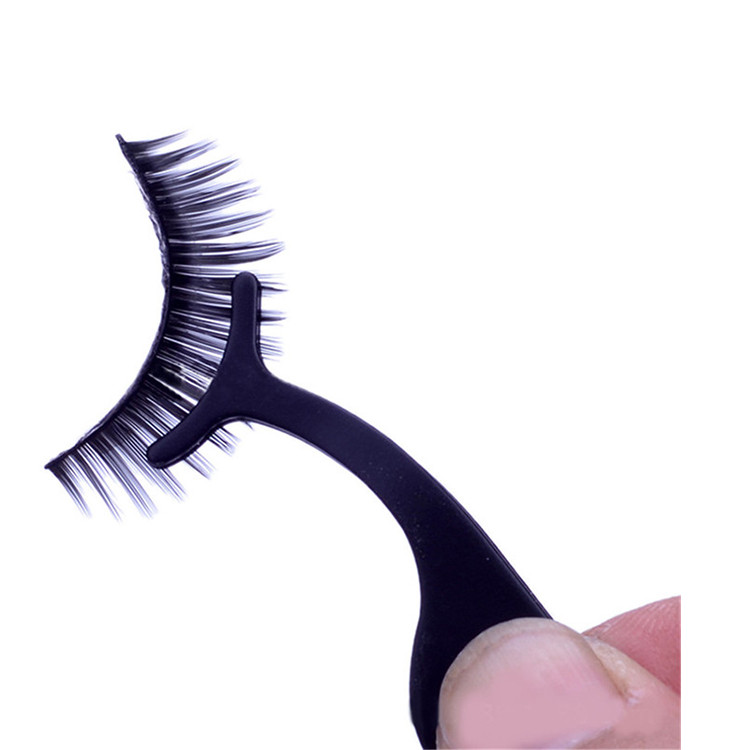 1Pcs Pro Stainless Steel Eyelash Curler Extension Applicator Remover Clip Eyebrow Eye Lashes Tweezers Nipper Tool Pink Black