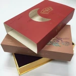 2 in 1paper cardboard gift box packaging for mooncake