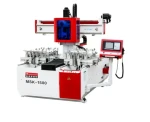 2 rows of tool woodworking 3 axis cnc tenon machine moriting machine