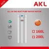 200L enamel water tank  All in One Air to water Heat Pump water heater