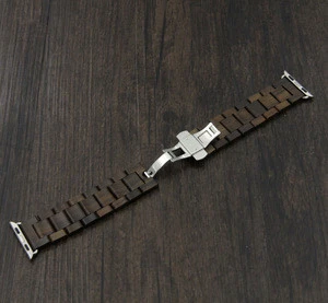 2016 New Professional Wooden Apple Watch Band iwatch strap chain 42mm 38mm accessories