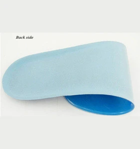 2016 Sports Massaging Silicone Gel Insoles Arch Support Orthopedic Plantar Fasciitis Running Insole
