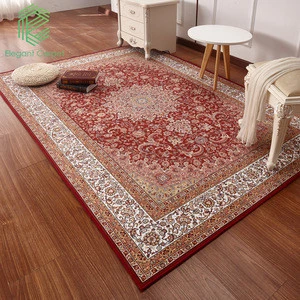 2018 elegant new polyester customized machine made Persian carpet, Persian carpet manufacturer