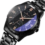 2018 hot sell Big wristwatches for man with alloy case and stainless steel band
