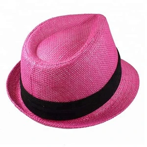 2018 New arrival wholesale polyester promotional felt fedora hat for man