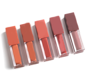 2018 New Brick Red Waterproof Matte Lipstick Liquid Nude Makeup 5 Colors Lip Gloss Long Lasting Lips Make Up Cosmetics I475