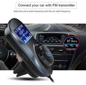 2018 New Design Magnet Sheet MP3 Player Car Kit for mobile phone