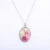 Import 2018 New Design Real Dry Flower Vintage Chain Pendant Epoxy Resin Necklace Jewelry for Women from China
