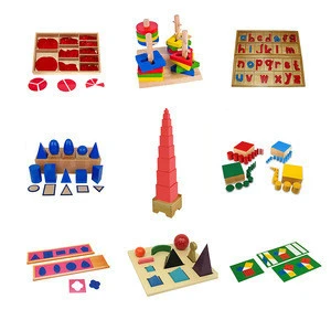 2018 new kids Educational Wooden Toys full set montessori materials for preschool
