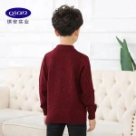 2019 High quality round neck color dot 100%  cashmere sweater  for boys