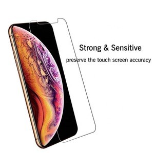 2019 new arrivals High quality 9h anti-fingerprint tempered glass screen protector for iphone xs max