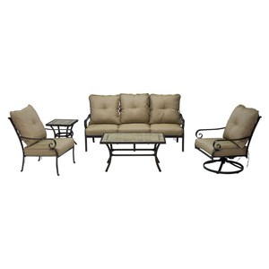 2020 new item outdoor furniture cast aluminum furniture garden sofa set