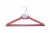 Import 2020 new style antique pink colored  household hanger with colorful  anti slip rubber from China