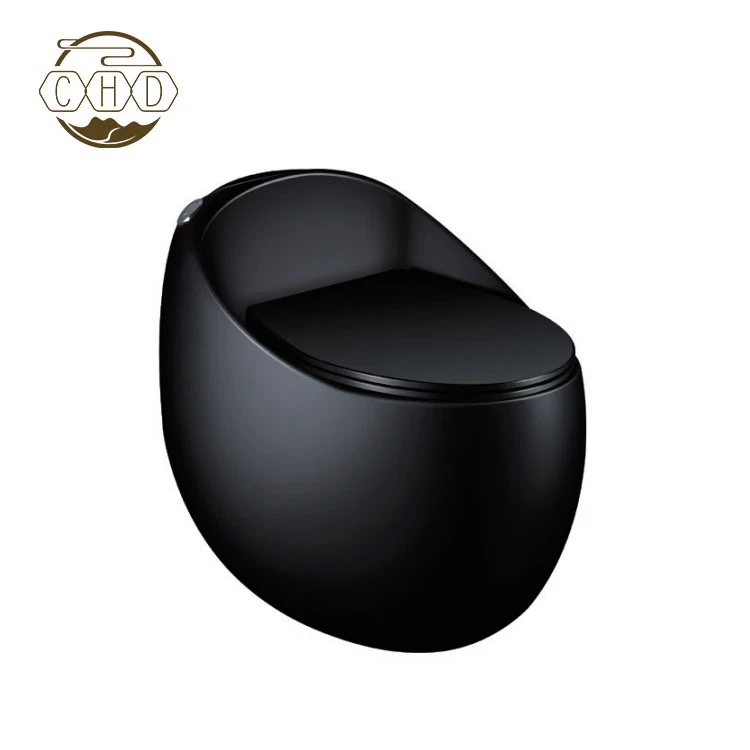 2020 New Style Egg Shape Siphonic Toilet One Piece WC Toilet Bathroom
