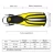 Import 2021 Best selling adjustable strap open heel spider pattern TPR PP swim flippers snorkel fins free diving fins from China