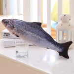 2021 Factory wholesale Flopping Fish Simulation Wiggle Fish Catnip Toys Electric Cat Kicker Toy Moving Fish Cat Toy