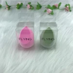 2021 new arrivals beauty super soft latex free microfiber makeup sponge blender makeup sponge blender with mirror