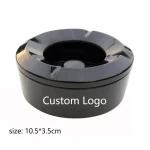 2025 Business Advertising Product Standing Car Ashtray Custom Brand Logo Wholesale Melamine Tray For Cigar Smoking Accessories