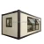 Import 20ft shipping container prefab container homes can be design as container coffee shop/office/hotel room from China