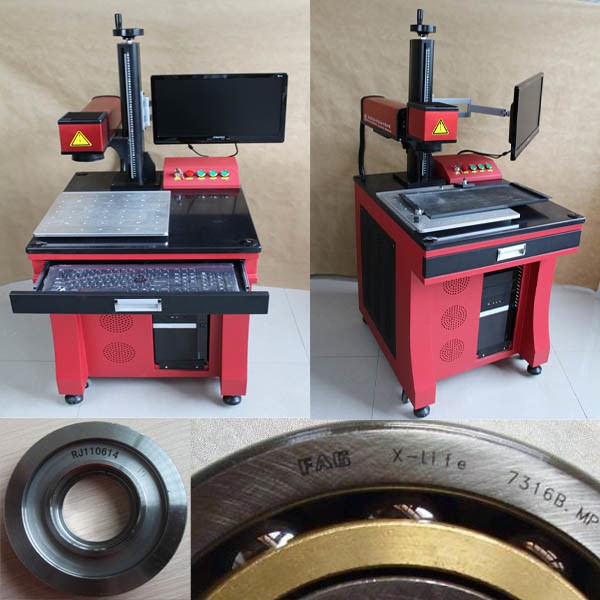 20W 30W 50W 100W Industrial Fiber Laser Marking Engraving Printing Machine for Metal Etching