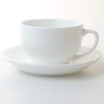 225ml 8oz Bright Colored Biscuit Acf Porcelain Tea Cups and Saucers Sets
