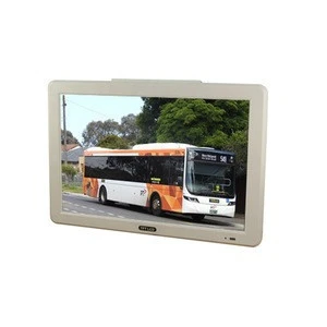 24 inch overhead coach monitor flip down roof mount HD car monitor with TV