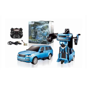 2.4G radio control crazy changeable robot car toys for kids