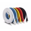 250MHZ High Speed Flat Cat.6 Patch Cable 25ft 50ft 100ft Flat Cat6 Ethernet Cable