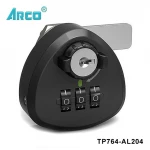3 Digit Resettable Cam Lock, Cabinet Combination Lock