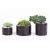 Import 3 Pack Big DIY Plant Pot Molds Cube Cylinder Resin Planter Silicone DIY Round Succulents Flower Pot Molds Pen Holder Molds Kit from China