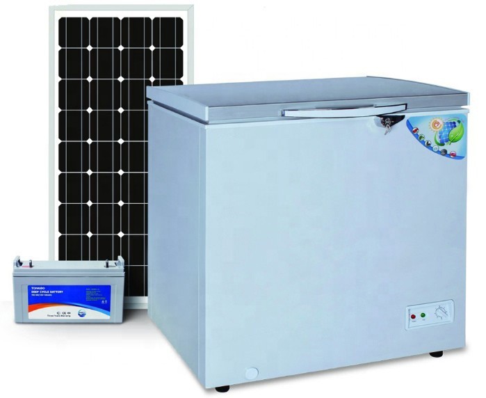 3 years warranty 160L solar ECO chest deep freezer