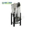 300 kg/h washed plastic PET bottle flakes pelletizing recycling line with lifting dryer twin screw extruder