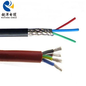 300/500V Rvvp Pvc Copper Conductor Flexible Screened Shielded Control Cable 0.6/1kv Cable