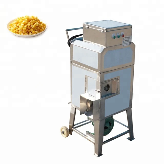 304 Food Grader Stainless Steel Commercial Sweet Corn Sheller And Peeler Machine
