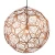 Import 324-2 Contemporary stainless steel Etch Web Copper pendant light lighting big chandelier from China