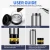 350ml  High Grade  Creative  Portable  Business  Straight Shape  Double Wall  Tea Separating  stainless steel vacuum flasks
