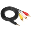 3.5mm Mini Jack AV to 3 RCA Male Adapter Audio Video Cable Stereo cable rca to stereo