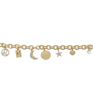 &#39;Leo&#39; zodiac charm bracelet