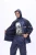 Import 3M logo rainfreem reflect raincoat PVC/PU Coating rainsuit with nylon reflective men&#39;s rain coat from China