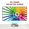 4K Home Use  Wall Mounted Narrow Frame ALR UST PET Crystal ust Projection Screen for laser projector