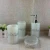 Import 4pcs polyresin bathroom sets resin bath gift set from China